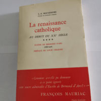 La renaissance catholique au début du XXe si...