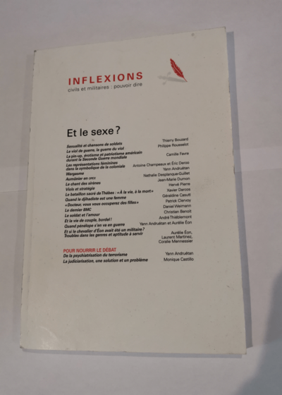 Inflexions N°38 Et le sexe ? - mai 2018 - Collectif