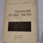 Grammaire de grec ancien – Lukinovich Rousset