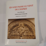 Quand passe le vent de l’Esprit – Françoise Callerot E. Baudry