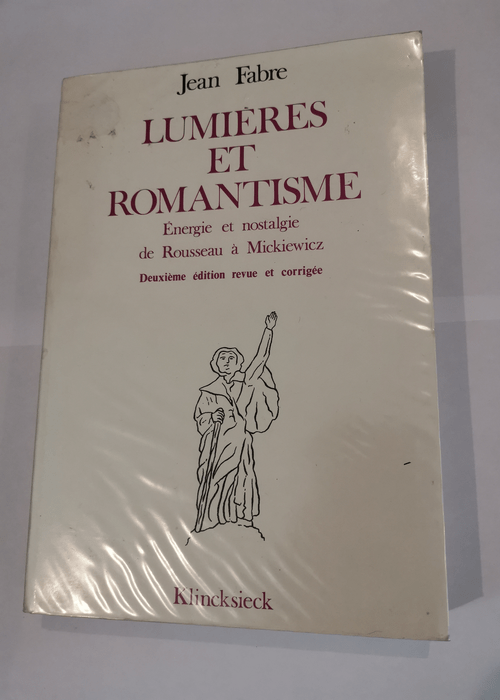 Lumières et romantisme – Jean Fabre