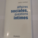 Affaires sociales questions intimes – Saül Karsz