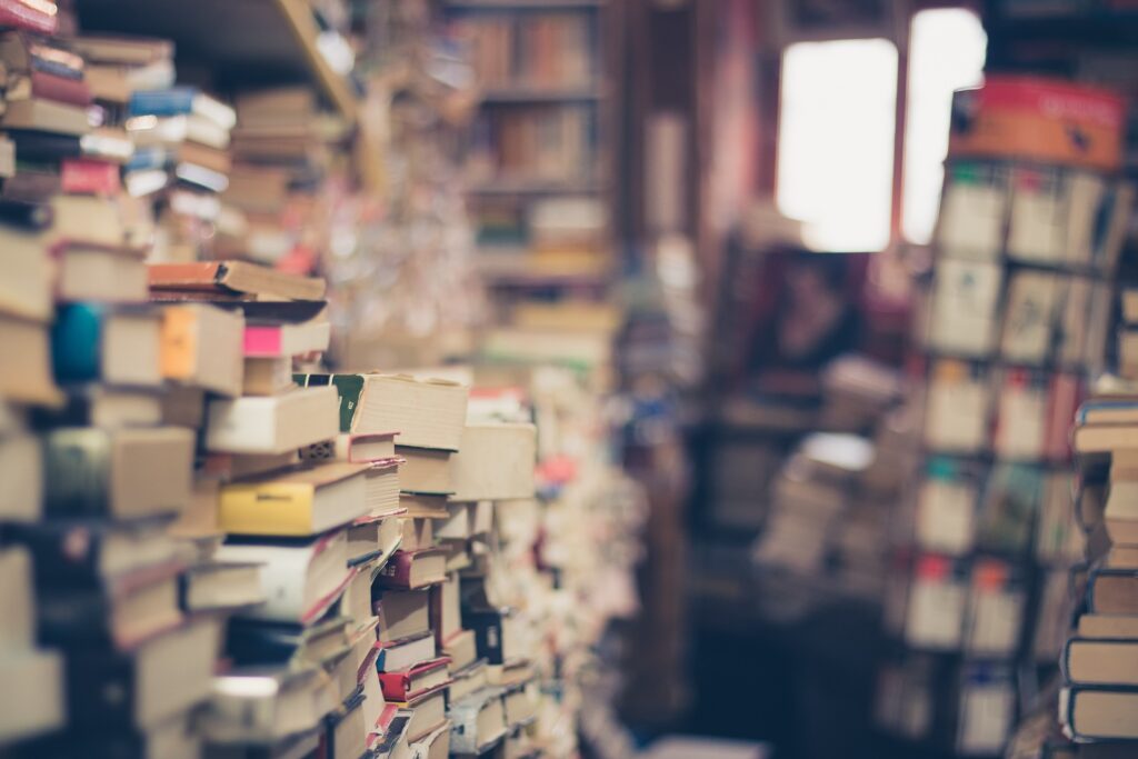 piles livres bibliothèques